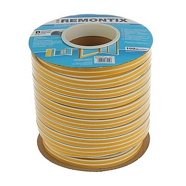УПЛОТНИТЕЛЬ REMONTIX ПРОФИЛЬ D50 (БЕЛЫЙ) 12Х10