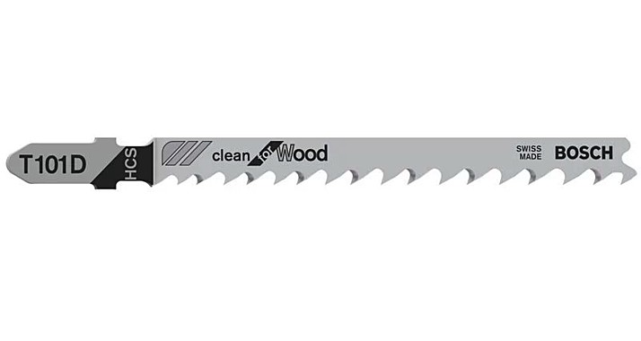 100 ЛОБЗИКОВЫХ ПИЛОК T 101 D Clean for Wood, HCS