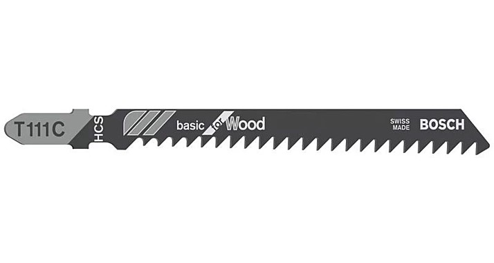 100 ЛОБЗИКОВЫХ ПИЛОК T 111 С Basic for Wood, HCS