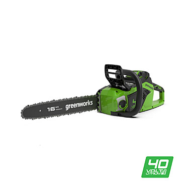 Цепная пила аккумуляторная Greenworks  GD40CS18, 40V, 40 см, бесщеточная,  до 1,8 КВт, без АКБ и ЗУ 