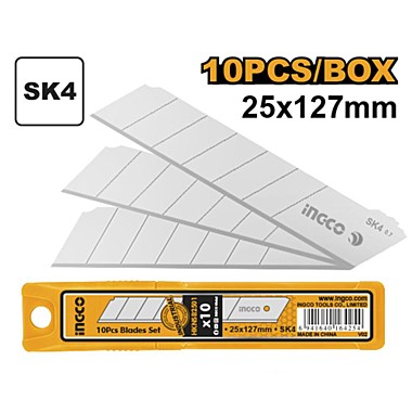 Лезвие 25 мм сегментированные INGCO HKNSB2501