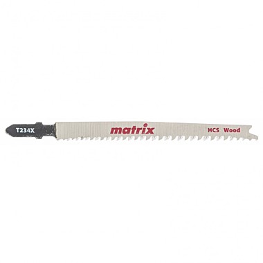 Полотна для электролобзика  по дереву, 3 шт.T234X, 90 x 2-3 мм, HCS// Matrix