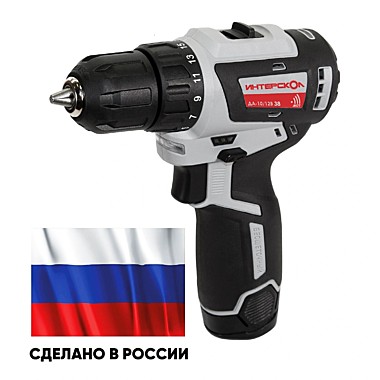 ДА-10/12В 38 МиниМАКС бесщеточная аккум. дрель-шуруповерт (Li-ion, кейс, 2 аккум., 2,5Ач, ЗУ)