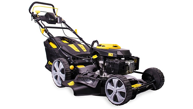 Газонокосилка CHAMPION LM5346E (4,4кВт привод 525мм70л25-75мм 1рычаг/7, 37,2кг 4в1, эл. запуск)