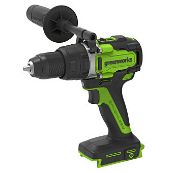 Дрель-шуруповерт ударная акк. Greenworks GD24DD140, 24V,б/щет,,70/140Нм,без АКБ и ЗУ (3707607)