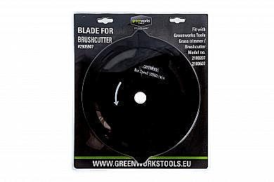 Стальной 4-х лопастной нож для триммеров Greenworks 40V, 60V, 82V, (2905907)