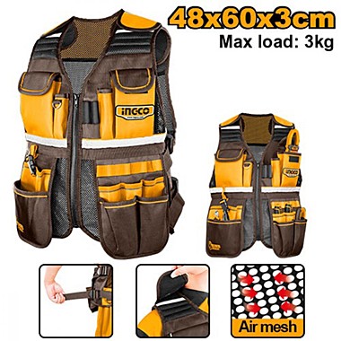 Жилет для инструмента 48х60х3 см, 3кг INGCO HTVT09028 INDUSTRIAL (20)