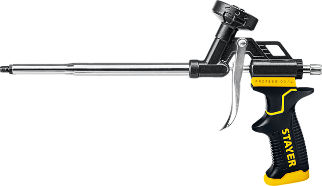 Пистолет PROGun для монтажной пены, металлический корпус, STAYER Professional