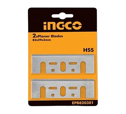 Нож для рубанка 82*29*3.0mm сталь HSS INGCO EPB820301 (2шт) для PL7508