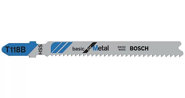100 ЛОБЗИКОВЫХ ПИЛОК T 118 ВF Basic for Metal, HSS