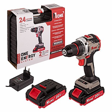 Дрель акк. бесщет.CDI 20/2,0-SPRO-2B С НАБОРОМ 24 пр(40Hm,20V/2,0Ah,10мм БЗПметал,2скор,2акк,КЕЙС)