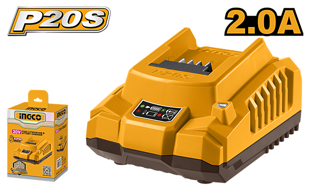 Зарядное устройство INGCO FCLI2001,20В, для 2Ah  и 4Ah