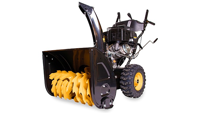 Снегоотбрасыватель CHAMPION ST1170E (11лс70см 6F/2R колеса6,5л 121кг эл.стартер, фара,обогрев рук)