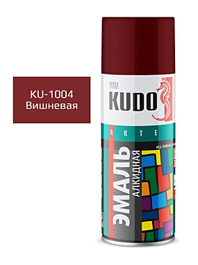 Краска универсальная КУ-1004 вишневая 520мл
