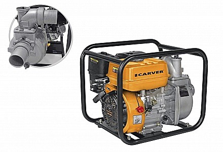 Мотопомпа Carver CGP 3050 (4-х тактн., 5,2 кВт/7,0 л.с., вх/вых.- 2''/50 мм)