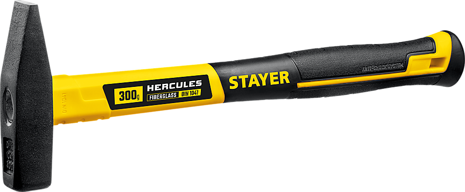 STAYER Fiberglass 300 г молоток слесарный с фиберглассовой рукояткой