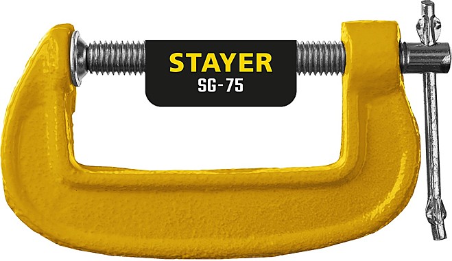 Струбцина STAYER G-образная, 75мм
