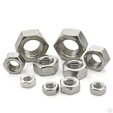 *М8 Гайка нерж. А2-70 DIN934 (500)