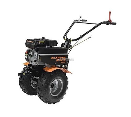 Мотоблок CARVER МТ-651W (6,5 л.с., передачи 2/1, рег.руль, фрезы, колеса 19-7*8) РОССИЯ, Кадви