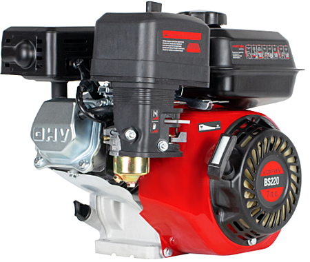 Двигатель VERTON GARDEN BS-170F/20D (212 см3, 5кВт/7л.с,Ø вала 20мм (шпонка), 14/3600 Н*м/(об/мин), 