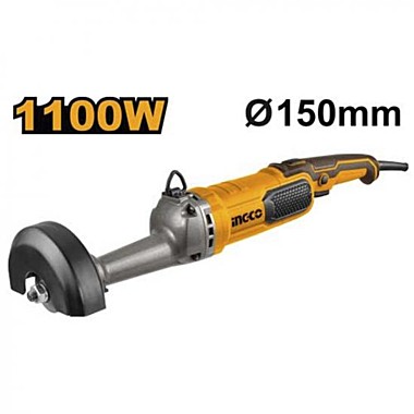 Прямая шлифовальная машина 1100 Вт 150 мм INGCO SG11008 INDUSTRIAL