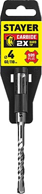 STAYER Бур SDS-plus   4 x 110 мм, Professional