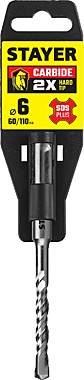 STAYER Бур SDS-plus   6 x 110 мм, Professional