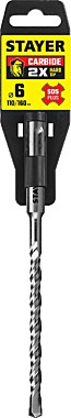 STAYER Бур SDS-plus   6 x 160 мм, Professional