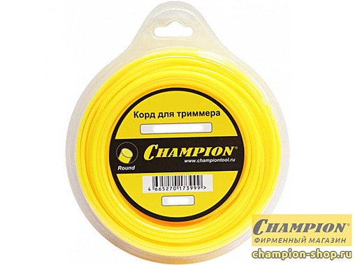Корд трим.CHAMPION Round 2,4мм*15м (круглый)