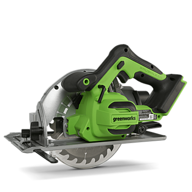 Дисковая пила акк. Greenworks GD24CS, 24V,б/щет,185х20мм,рез 63мм, без АКБ и ЗУ (1500907)