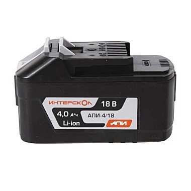 Аккумулятор Интерскол АПИ-4/18 (18V 4Ah) Li-ion