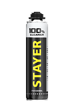 Очиститель 100% CLEANER монтажной пены, 500мл, STAYER