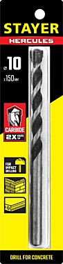 Сверло STAYER PROFESSIONAL по бетону, ударное, 10x150мм