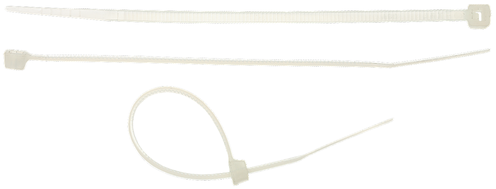 Хомуты-стяжки белые, 2.5 х 150 мм, 50 шт, нейлоновые, STAYER Professional