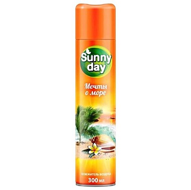 Освежитель воздуха SUNNY DAY 300 см3 МЕЧТЫ О МОРЕ /12/