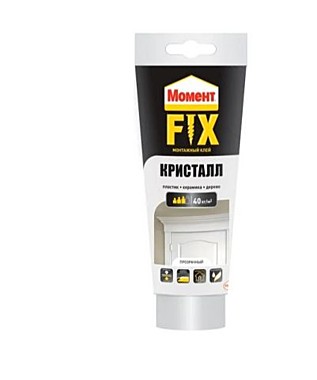 Клей МОМЕНТ FIX кристалл 185гр.