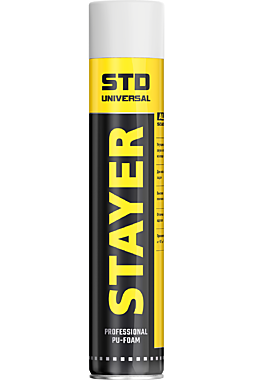 STD пена монтажная, адаптерная, всесезонная, 750мл, STAYER